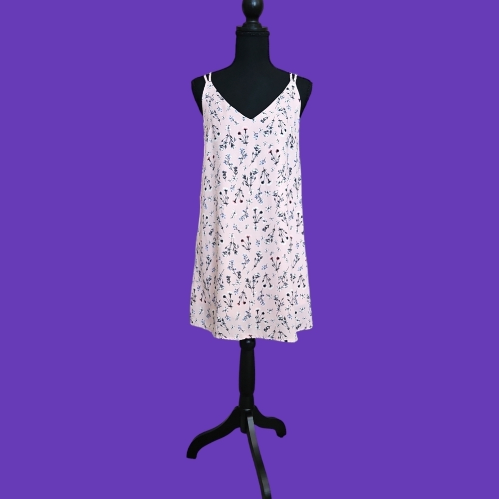 Sadie & Sage Women's Pink Floral Dress Size X-Small